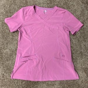 Pink scrub top!